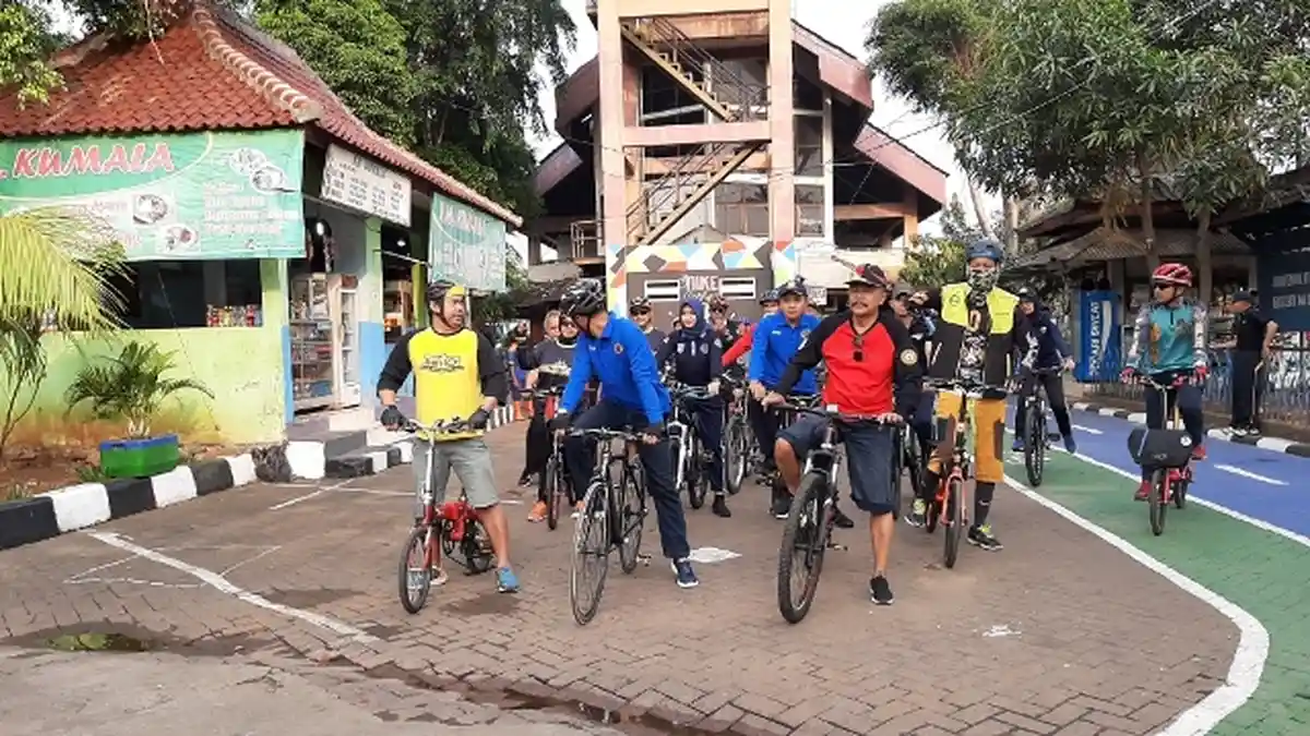 Hari Perhubungan Nasional, Pengelola Terminal Kampung Rambutan Ajak Warga Bersepeda