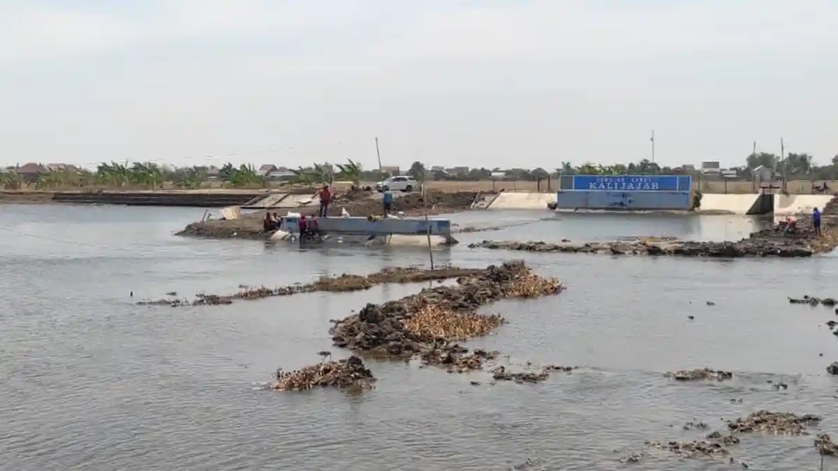 Proyek Perbaikan Bendung Karet Kalijajar Demak Selesai Pertengahan September 2023