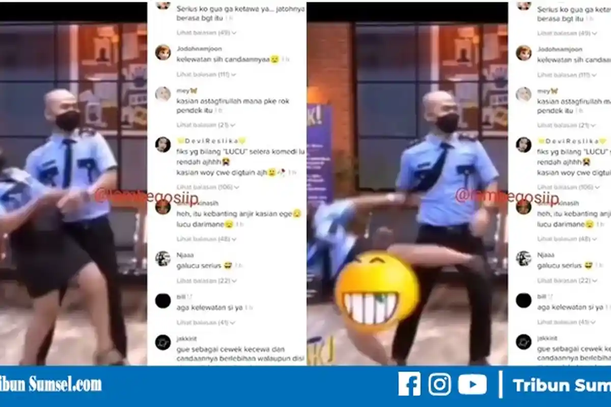 Candaan Wendy Cagur Biarkan Kiky Saputri Jatuh Hingga Terlihat Bagian Sensitif, Warganet: Tidak Lucu