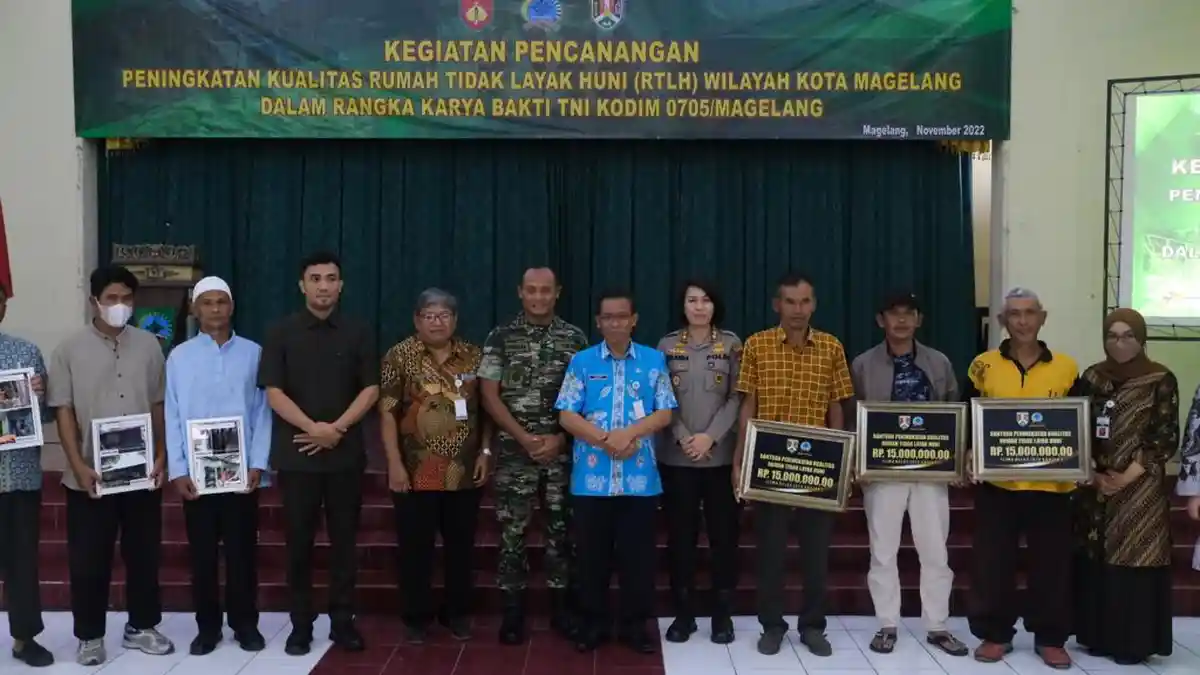Sebanyak 761 Unit RTLH di Kota Magelang Berhasil Dibangun Sepanjang ...
