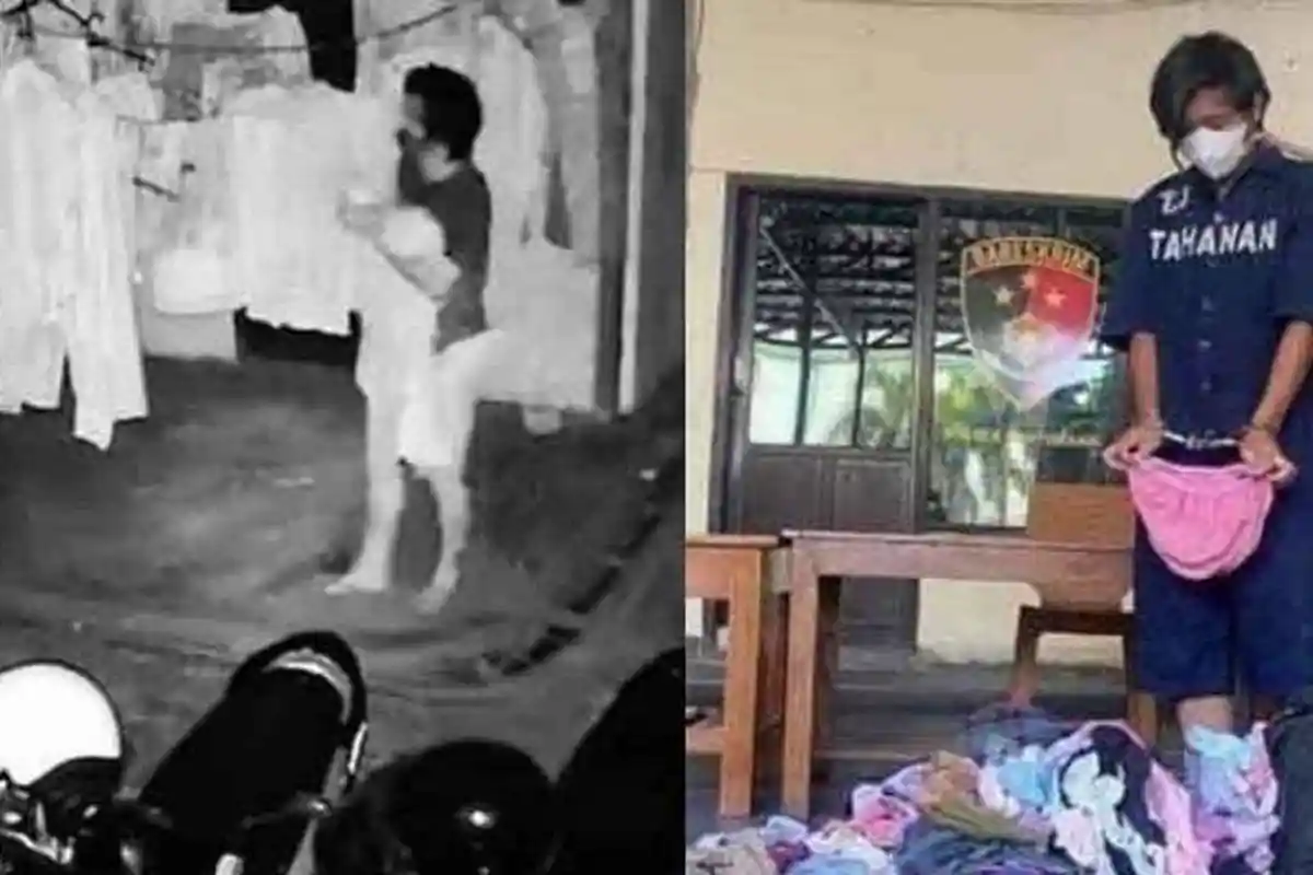 Pengakuan Jery, Curi Ratusan Celana Dalam Wanita Selama 2 Tahun Karena Tak Punya Uang Buat Open BO