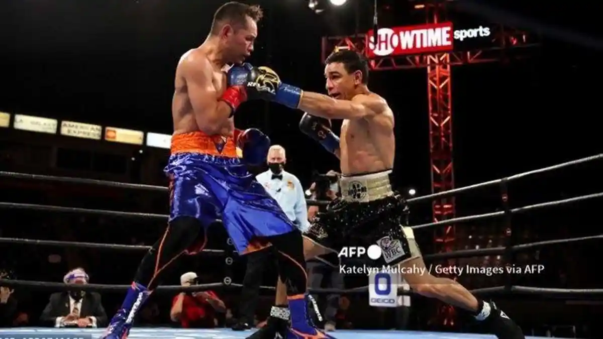Hasil Tinju Dunia Minggu 30 Mei 2021, Nonito Donaire vs Nordine Oubaali, Nonito Donaire Menang KO