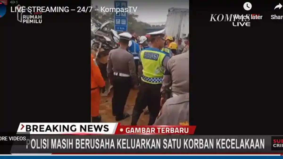 UPDATE Kecelakaan Maut di Tol Cipularang KM 91, Korban Meninggal Jadi 9 Orang, 4 Kendaraan Terbakar