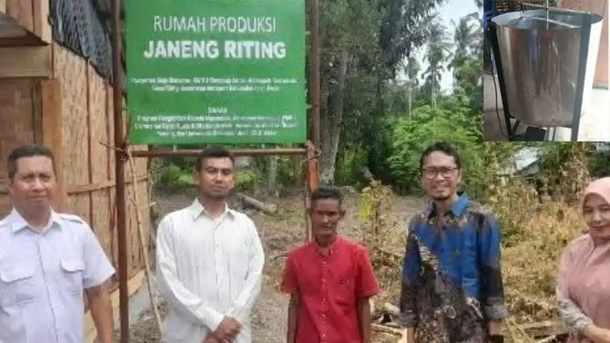 Tim Pengabdian USK Cipta Alat Pembuang Racun Janeng,  Uji Coba di Desa Riting, Indrapuri