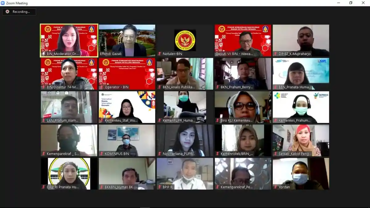 Forum Bakohumas Diminta Kompak Optimalkan Sosialisasi UU Cipta Kerja ke Masyarakat
