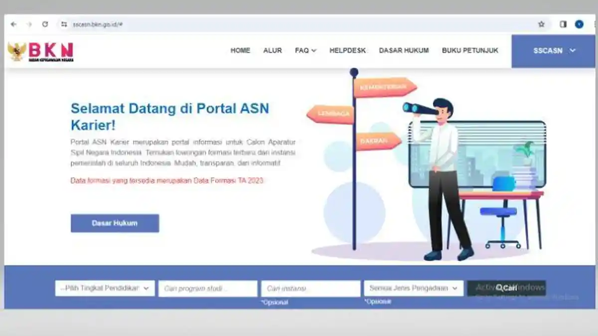 SSCASN 2024! Link Pendaftaran Resmi CPNS dan PPPK, Tes/Seleksi Dibuka April 2024