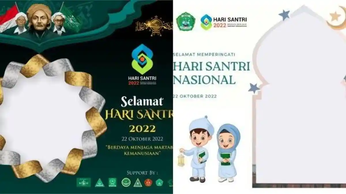 Hari Santri Nasional 2022 - 50 Link Twibbon yang Dapat Diakses Netizen, Lengkap Cara Menggunakannya