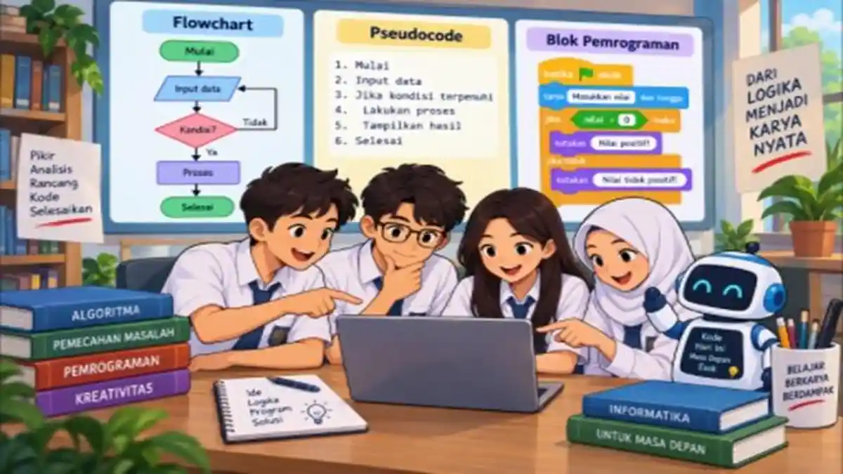 Ringkasan Informatika Kelas 8 SMP Materi Bab 3 Algoritma Pemrograman ...