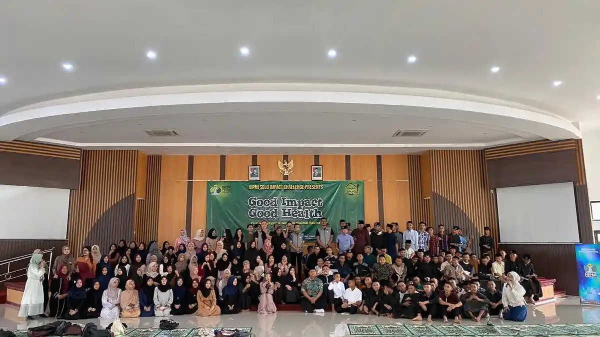 Sekolah Rakyat Menengah Atas 17 Jadi Lokasi Tebar Kebaikan HIPMI Solo Impact Challenge