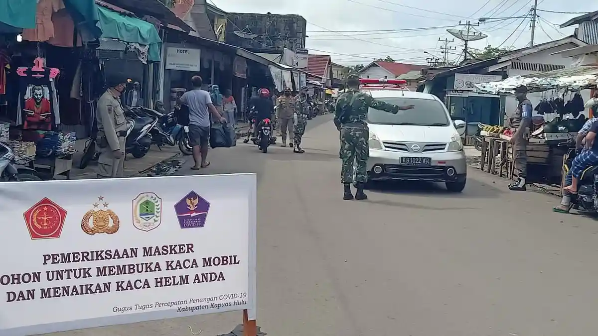 Satgas Covid-19 Gencarkan Razia Masker di Kapuas Hulu
