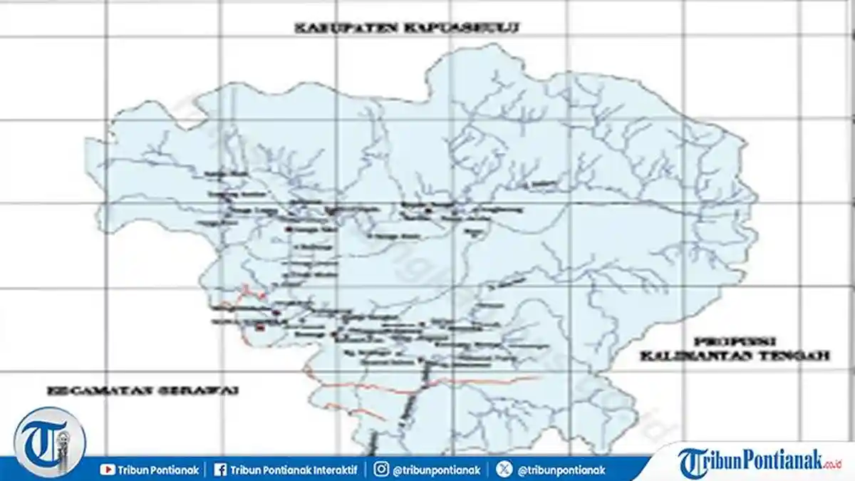 Fakta Geografis Sintang: Luas Wilayah, Iklim, dan Kecamatan Terlengkap di Kalimantan Barat - Tribunpontianak.co.id