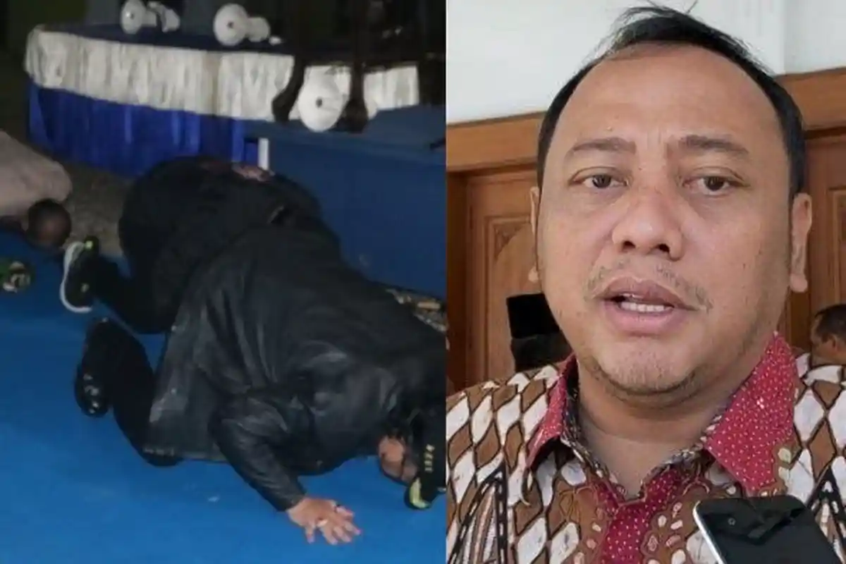 Rayakan Berakhirnya PSBB Tegal, Tim Gugus Tugas & Tenaga Medis Sujud Syukur di Alun-alun Usai Apel