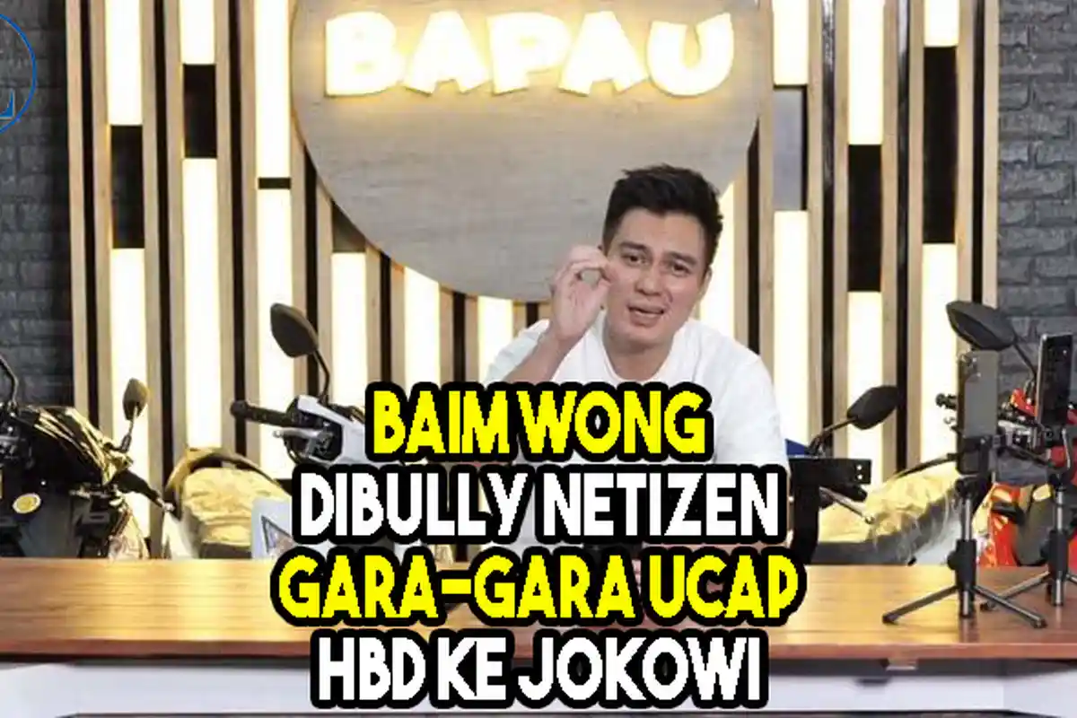 VIDEO Artis Baim Wong Dibully Netizen Tiga Hari Bertutur-turut Gara-gara Ucap HBD ke Jokowi