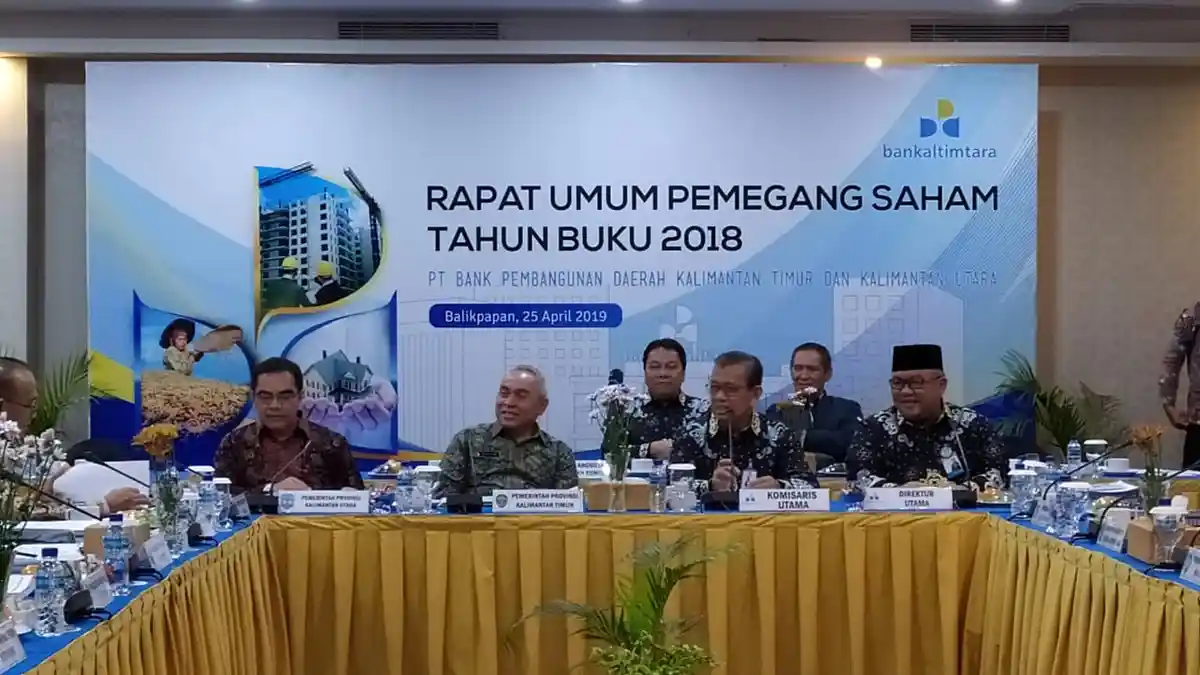 Bankaltimtara Bagi Deviden  Rp 306 Miliar bagi Pemegang Saham