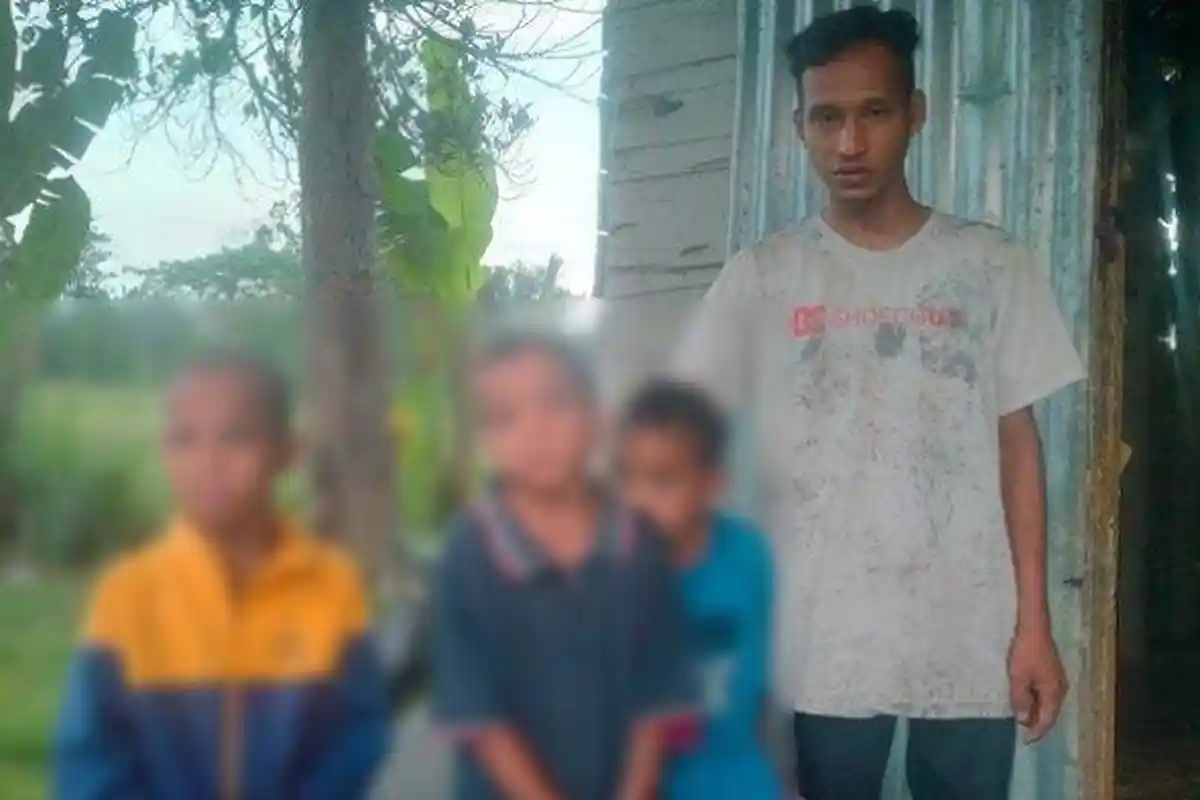 Kisah Diman Berjuang Menghidupi 3 Adik dengan Jadi Buruh, Orangtua Pergi Hampir 2 Tahun Lalu