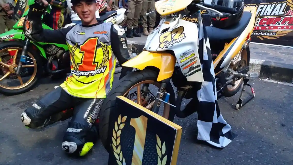 Juara Grand Final Sumatera Cup Prix 2019, Kalingga Sudah Turun ke Sirkuit Sejak Sekolah Dasar
