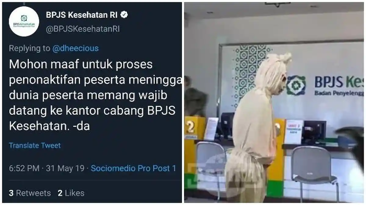 VIRAL! Akun BPJS Kesehatan Di-bully karena Cuitkan Hal Tak Masuk Akal