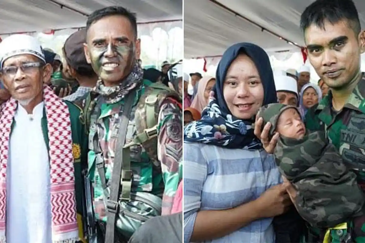 Kisah Haru 2 Prajurit Kostrad TNI AD di Tengah Medan Latihan, Pangdivif 2: Momen Ini Sangat Langka