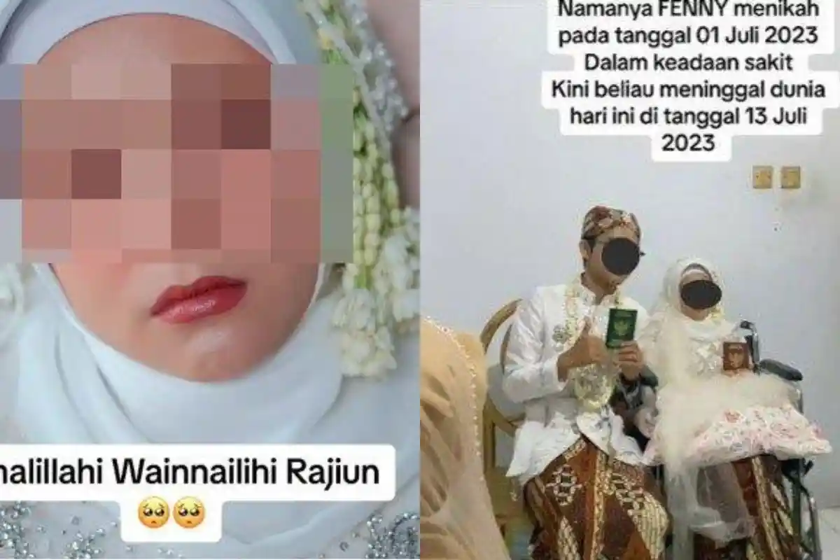 Kisah Pilu Pengantin Wanita di Tasikmalaya, di-Makeup sambil Tidur Kini Meninggal Usai 12 Hari Nikah