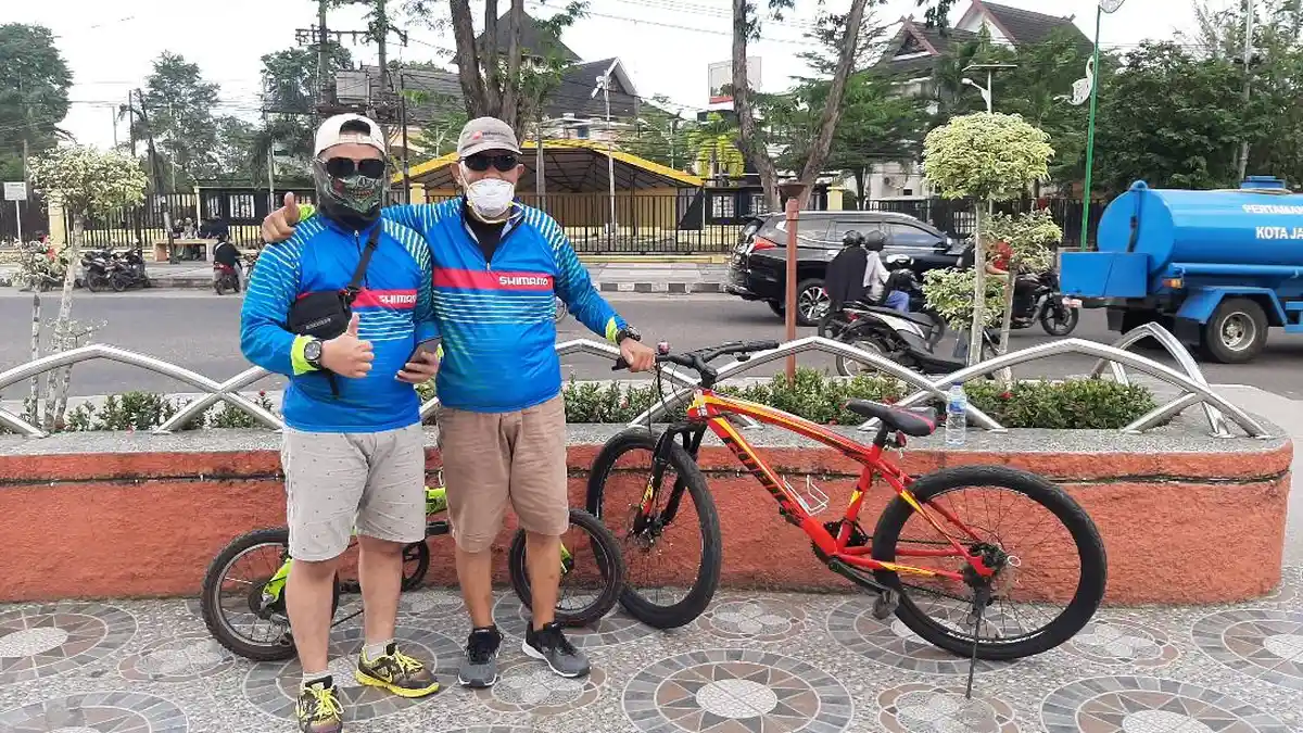 Hobi Gowes Mewabah di Jambi, tapi Semestinya Ikuti Aturan Lalu Lintas