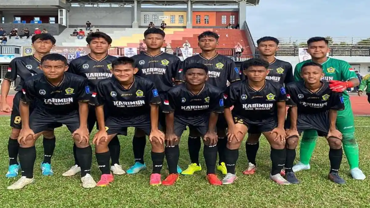 Tim Sepak Bola Karimun Berhasil Masuk Empat Besar Popda Kepri 2024 di Batam