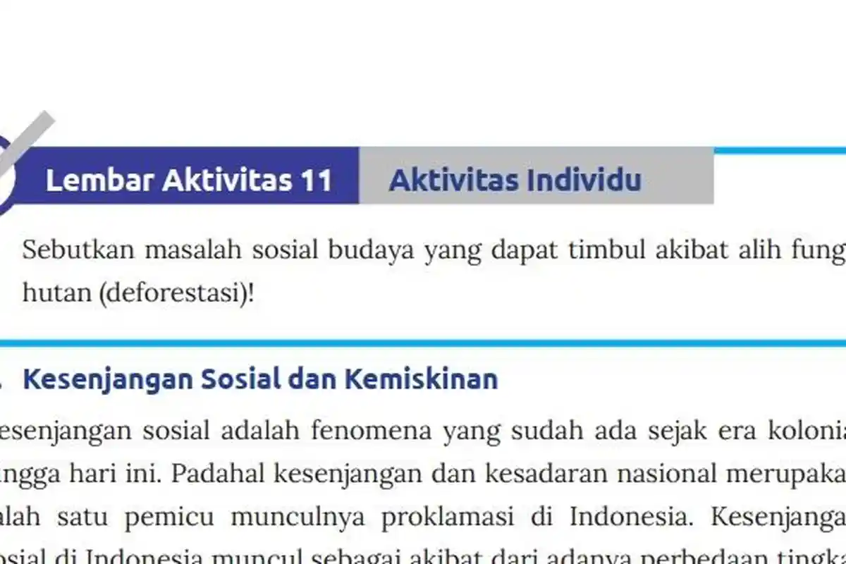 Jawaban Soal IPS Kelas 7 Semester 2 Halaman 229 Kurikulum Merdeka, Lembar Aktivitas 11