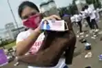 Demo RUU PKS di Depan DPR