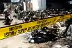Pospol Tomang Hangus Dibakar Pendemo