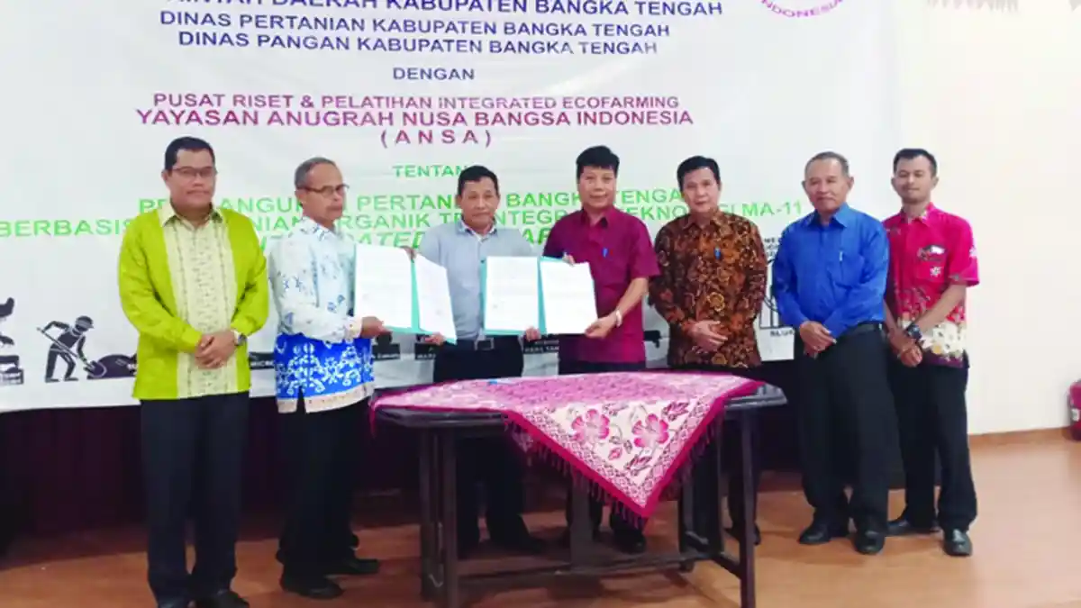 Pemkab Bateng dan ANSA Foundation Tandatangani Kerjasama Bidang Pembangunan Pertanian