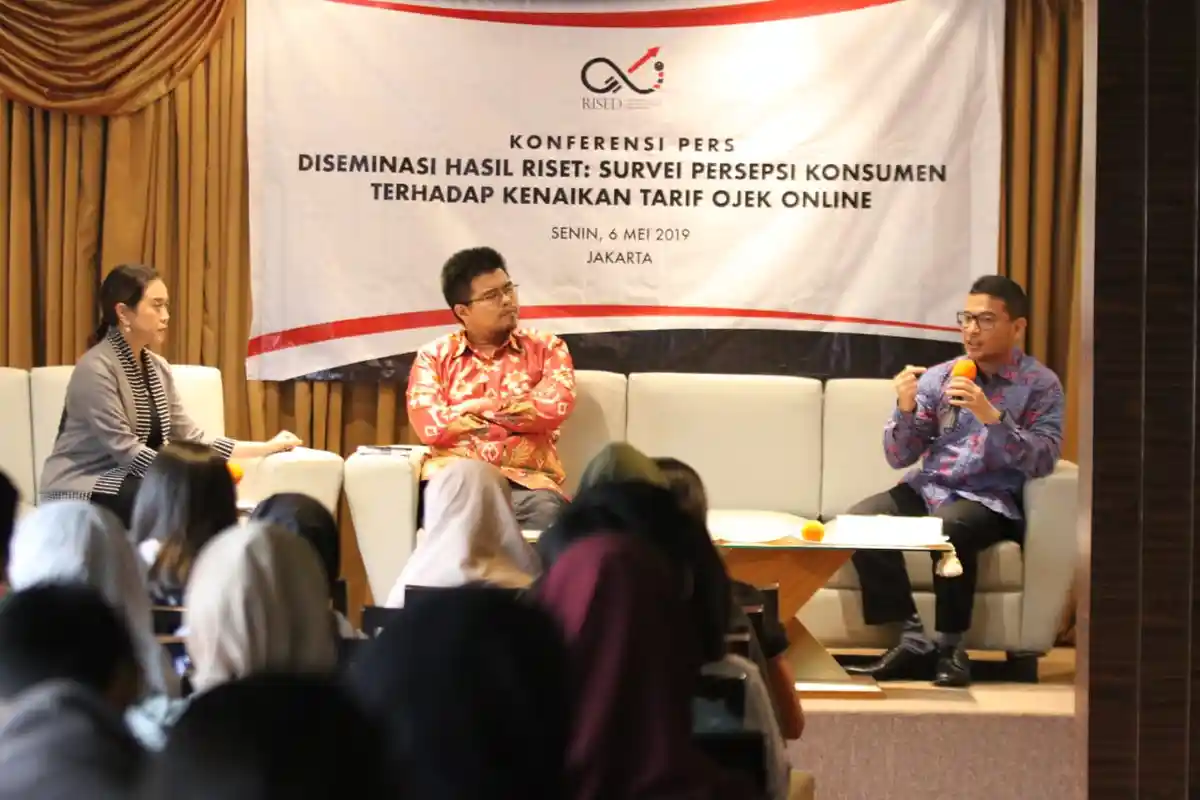 Survei RISED : Kenaikan Tarif Ojek Online (Ojol) tak Jamin Kesejahteraan Pengemudinya Meningkat