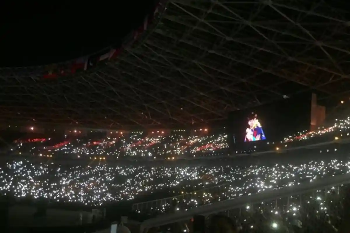 Kolaborasi Bams dan Lea Simanjuntak di Closing Ceremony Asian Games 2018 Bikin GBK Bermandi Cahaya