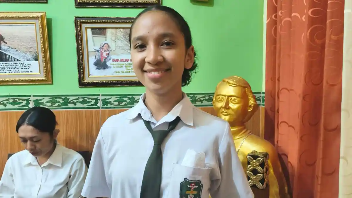 Dari Klub Bahasa Jerman di Ruang Kelas SMAK Frateran Maumere, Yora Raih Beasiswa ke Jerman