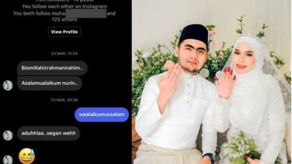 Pria Malaysia Memperistri Wanita yang Diincarnya, Tak Disangka Dua Kata Ini yang si Cewek Luluh