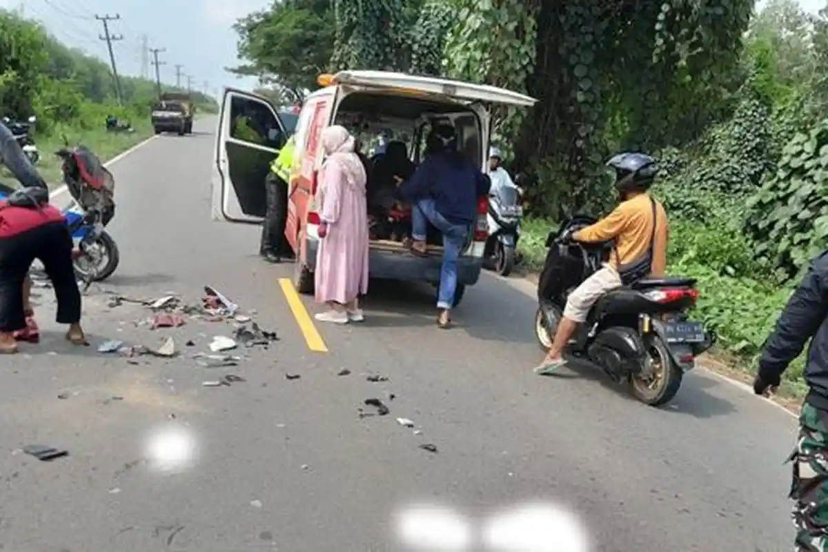 Kecelakaan di Jalan Lintas Jambi Muara Sabak, Dua Motor Adu Kambing Satu Orang Meninggal Dunia