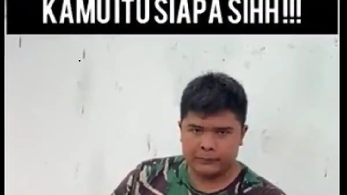 Viral! Pria Berseragam Loreng Ancam Habib Bahar Gegara Jenderal Dudung, Komentar Warganet Lucu-lucu