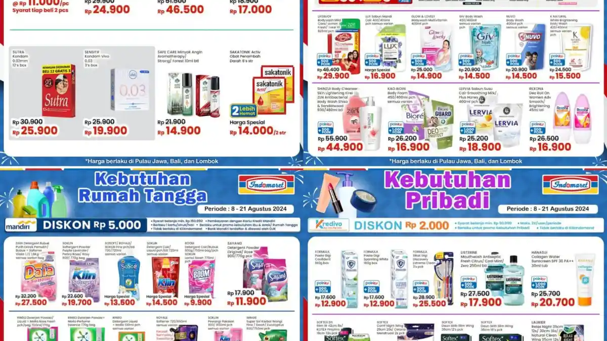 SPESIAL! Promo Indomaret 18-21 Agustus 2024, Minyak Goreng Filma Rp 34. ...