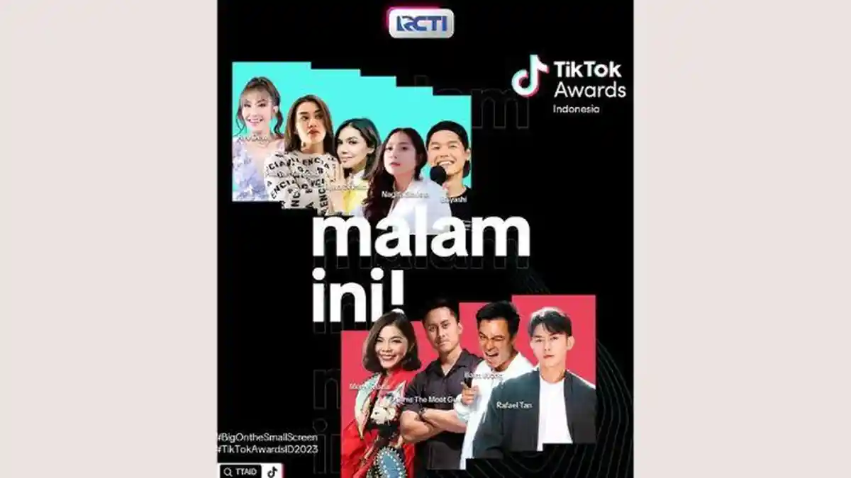 Deretan Nominasi TikTok Awards Indonesia 2023, Ada Tiara Andini, Raffi Ahmad dan Nagita Slavina