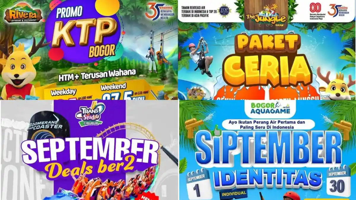 Deretan Promo Tempat Wisata di Bogor Bikin Weekend Makin Seru, Ada Paket Berdua Jadi Lebih Murah