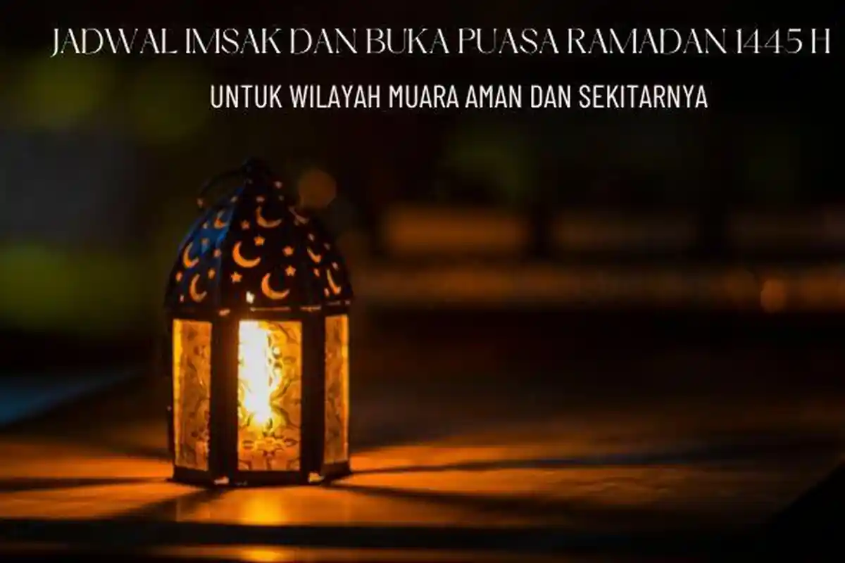 Jadwal Imsak Muara Aman Lebong Hari Ini 13 Maret 2024, Lengkap Waktu Buka Puasa Ramadhan 1445 H