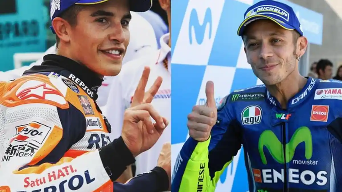 Dulu Musuh Besar, Valentino Rossi dan Marc Marquez Kini Kompak untuk Program Amal