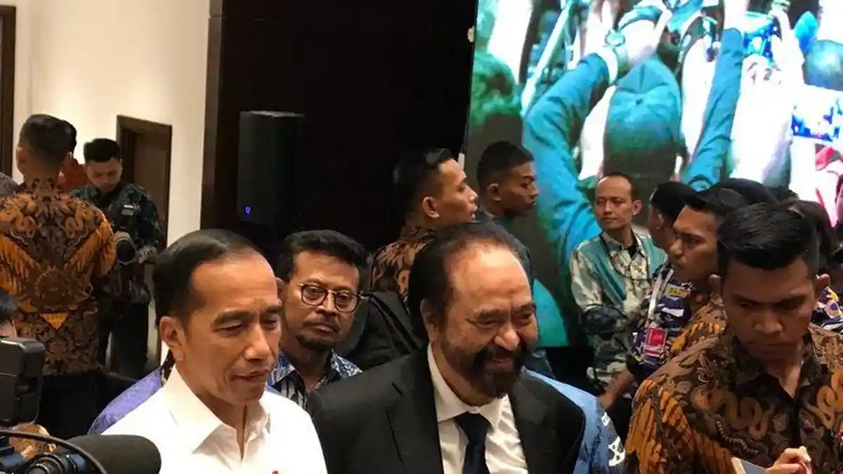 Jokowi Akui Bertemu Surya Paloh tapi Bantah Bahas Duet Anies dan Cak Imin