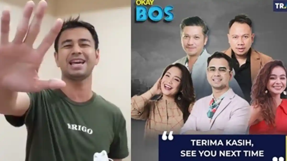 Acara Okay Bos Trans7 'Bungkus', Raffi Ahmad Pamit Ucapkan Salam Perpisahan dan Terima Kasih