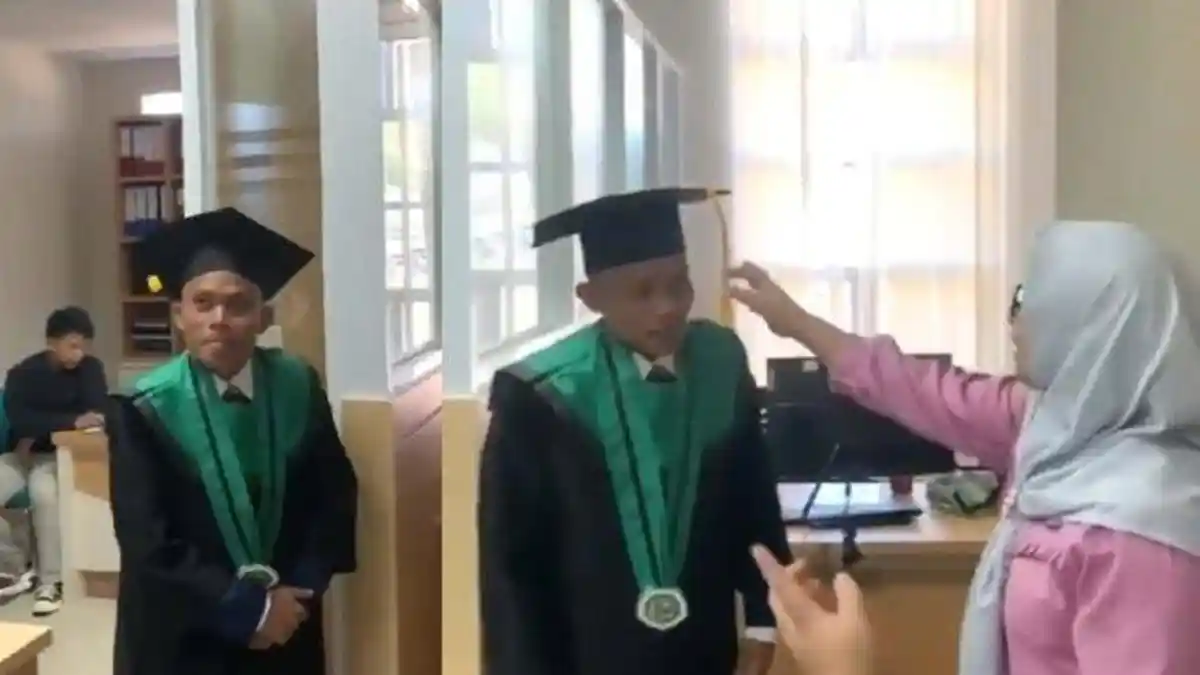 5 Fakta Viral Mahasiswa Wisuda Sendirian karena Kesiangan, Akui Begadang hingga Bikin Keluarga Marah