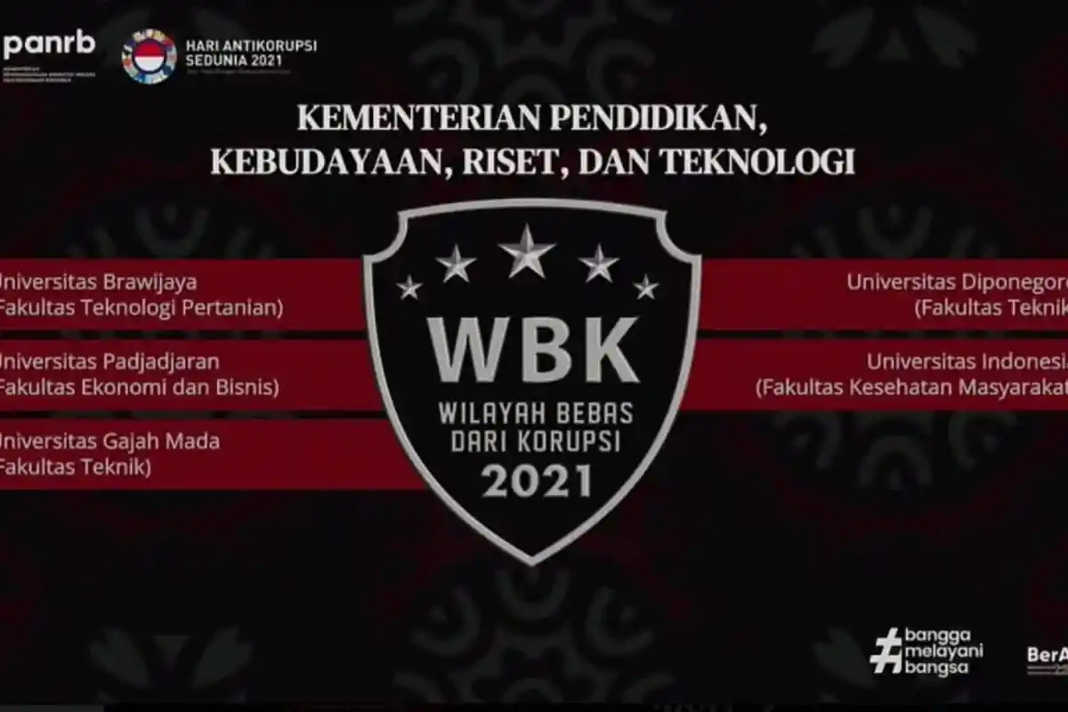 FTP UB Berpredikat Zona Integritas WBK dari Kemenpan RB