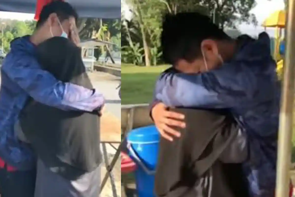 Viral Sembilan Bulan Tidak Bisa Berjumpa dengan Ibu, Pemuda Ini Buat Kejutan Mengharukan