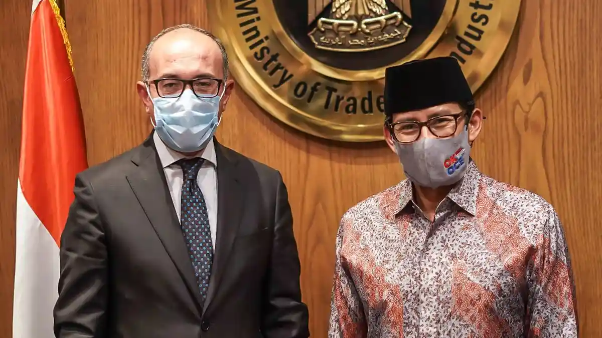 Jalin Kerjasama dengan Mesir, Sandiaga Uno : Meningkatkan Investasi dan Membuka Lapangan Kerja