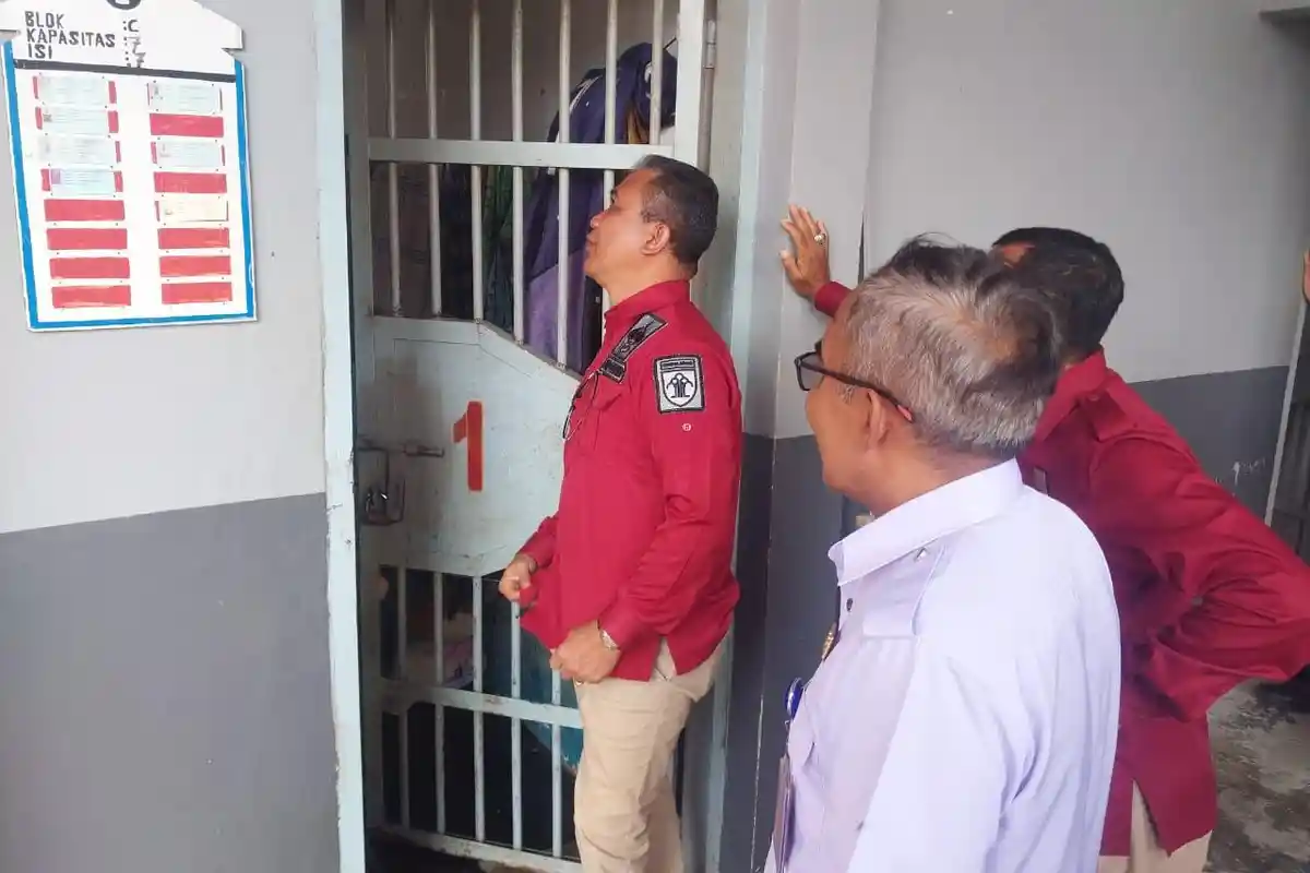 Kemenkumham Sulsel Sidak Gudang Senjata Lapas Takalar dan Rutan Jeneponto