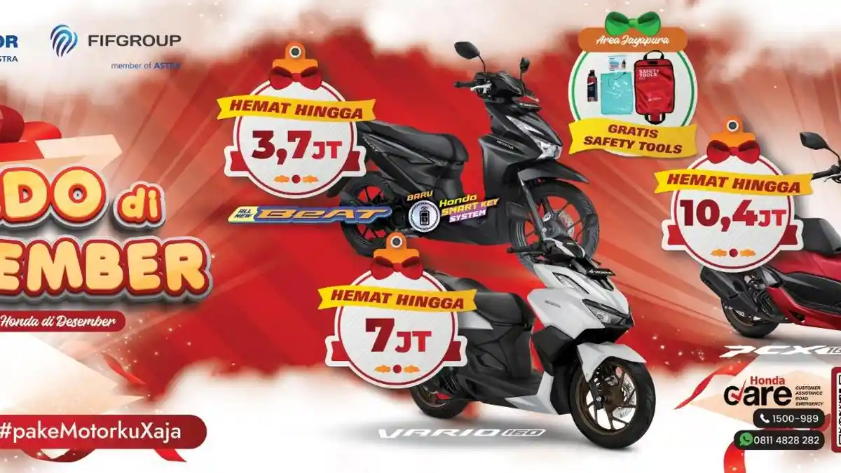 Jangan Sampai Terlewat, Kado Astra Motor di Bulan Desember Tersisa Beberapa Hari 