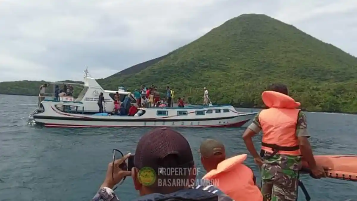 Terombang Ambing di Laut Banda, Kapal Motor Sinar Ai Berhasil Dievakuasi