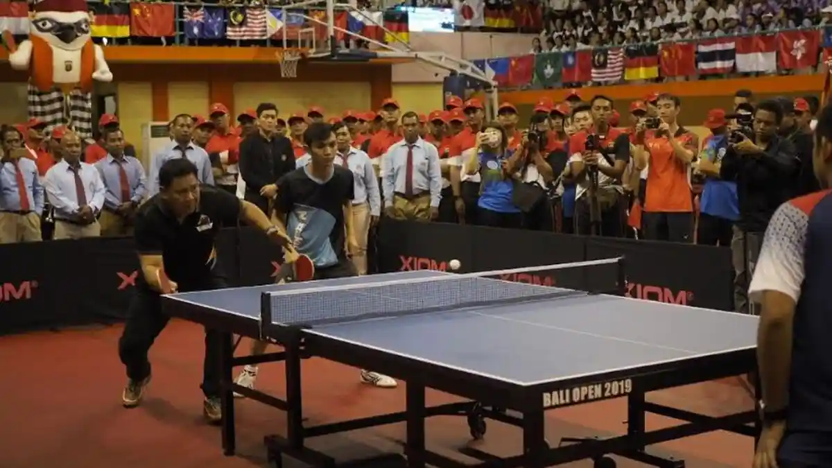 11 Negara Uji Kekuatan di Bali Open Internasional Table Tennis Bali Police Commisioner Cup 2019